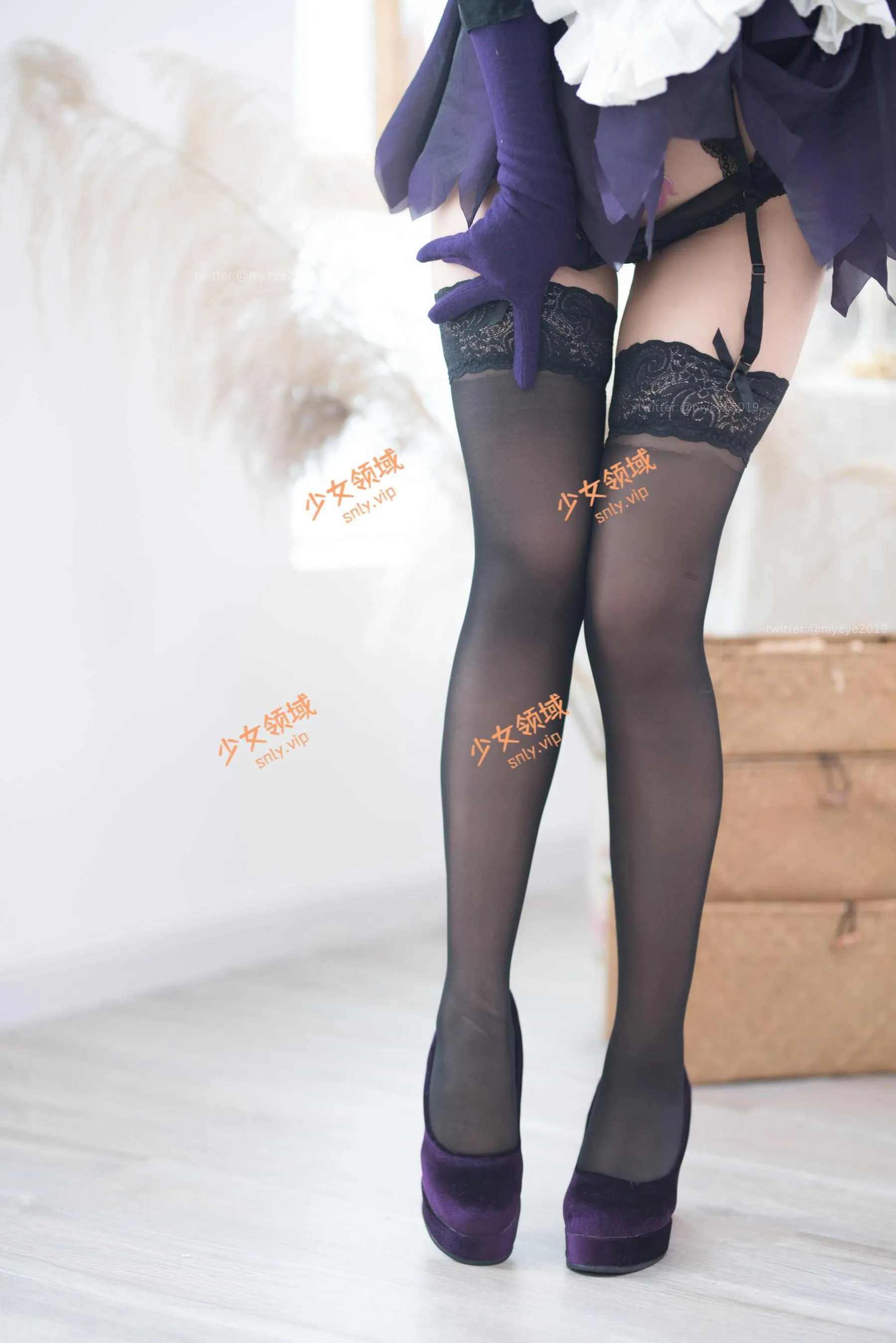 白烨 – NO.53 黑枪呆女仆 [51P]插图